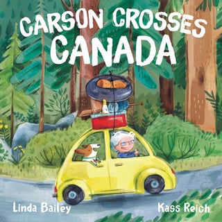 Cover art of the book Carson Crosses Canada