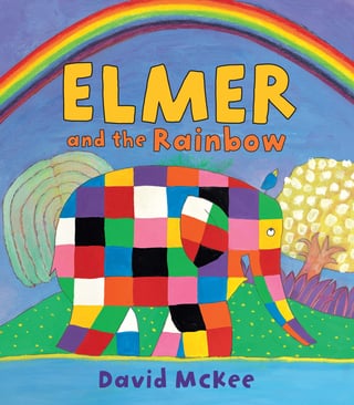 Cover art of the book Elmer and the Rainbow