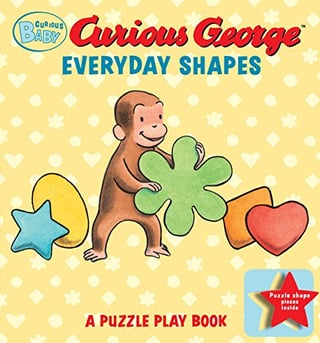 Cover art of the book Curious Baby Everyday Shapes Puzzle Book