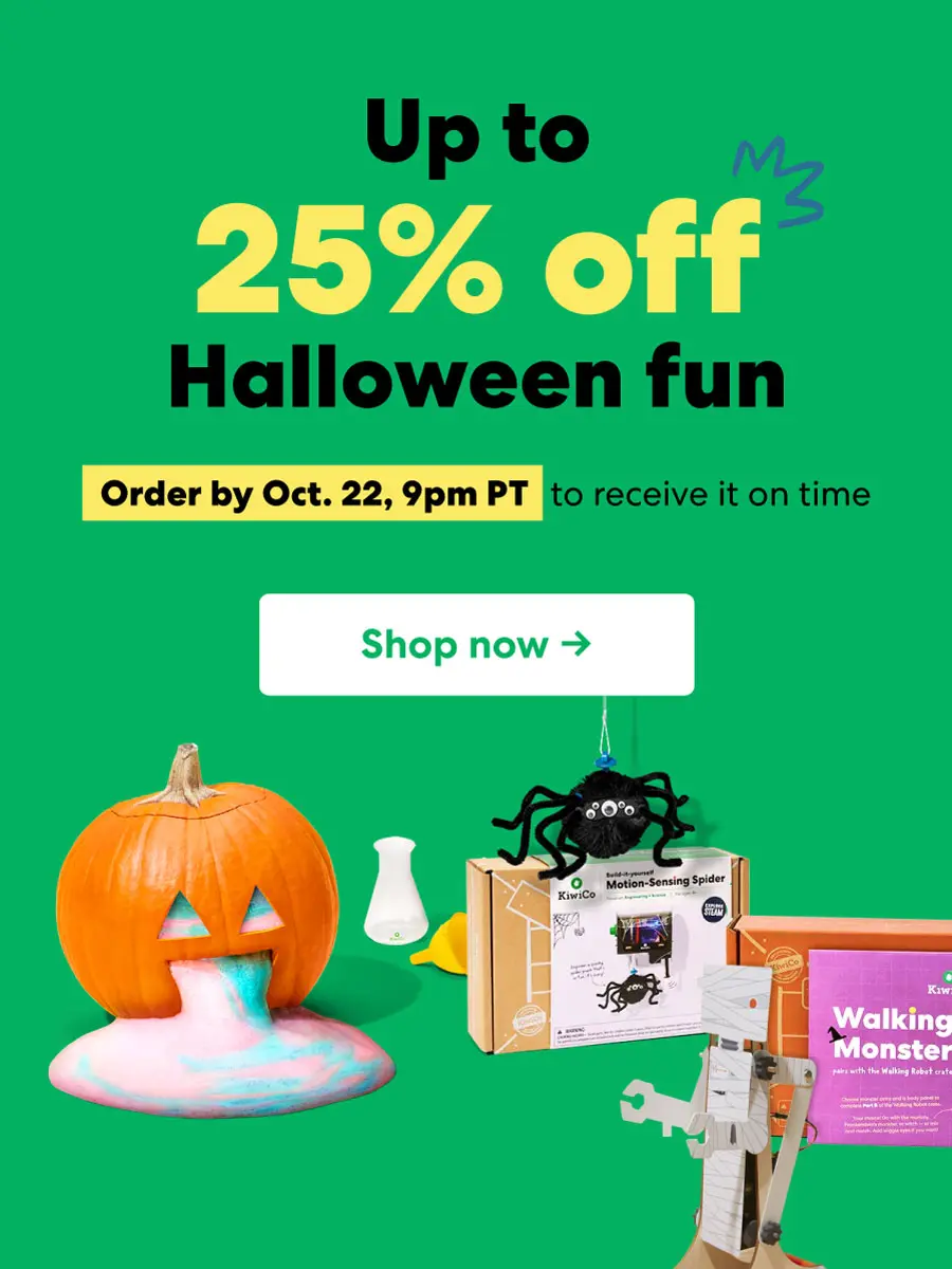 Up to 25% off halloween products sale