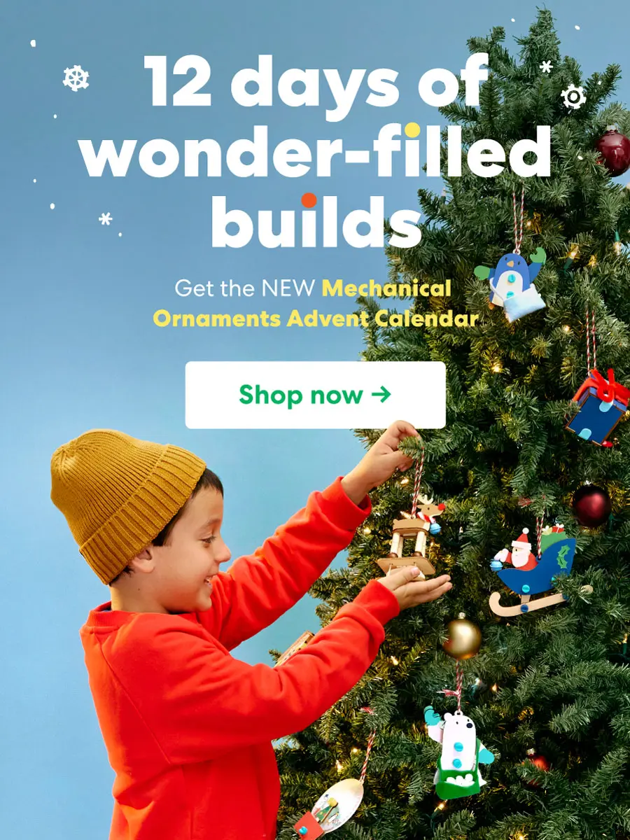 KiwiCo Mechanical Ornaments Advent Calendar