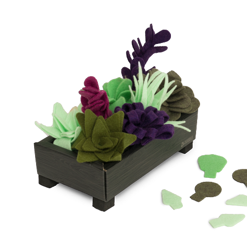 Felt Succulent Garden Kiwico