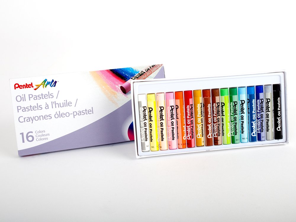 Pentel Oil Pastels, 50 per Pack, 3 Packs