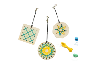 Stitched and Spirelli Keychains | KiwiCo