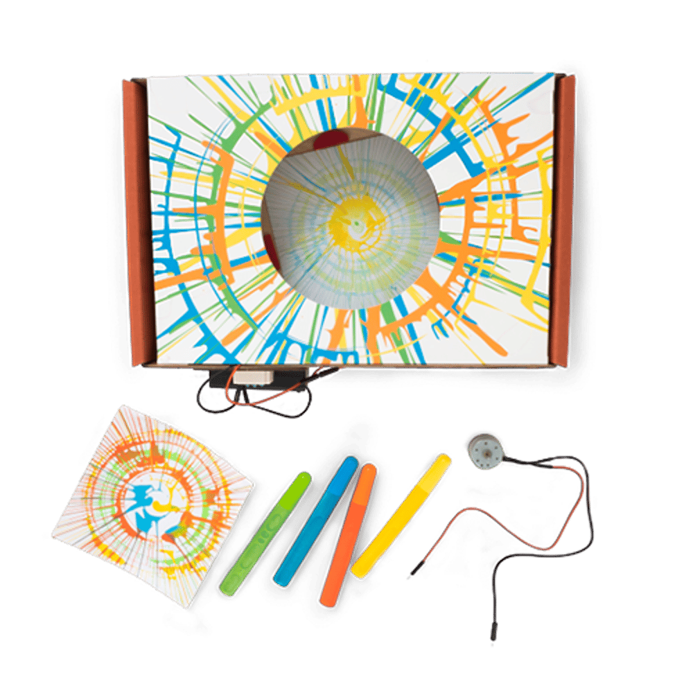 KiwiCo Tinker Crate Review & Coupon - SPIN ART MACHINE - Hello