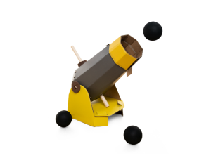 新品未使用 Mr. FATMAN & CO. CANNON BALL Zinc 6 PDR Cannon-Mortar Ball ~3.5