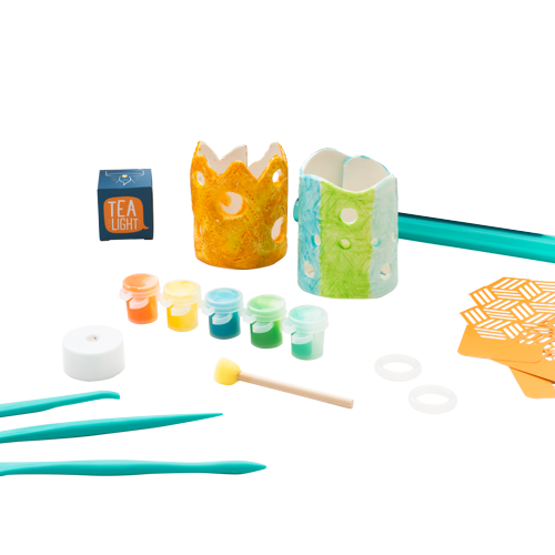 HakuBino➕CLAYSOPセット Textured Clay Luminaries | KiwiCo