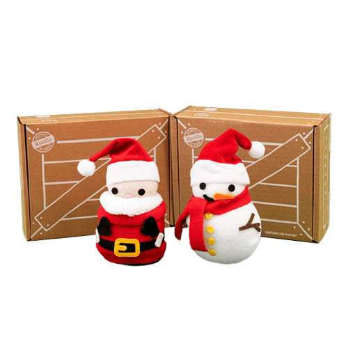 Santa and Snowman Wobbler (2-Pack) image