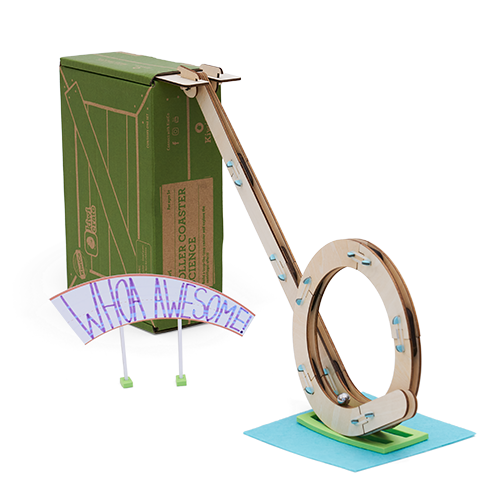 Roller Coaster DIY Cardboard Group of 2 Kit