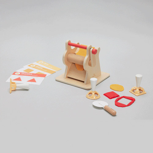 Playdough Tool Set for Toddlers, 30Pcs Three Layer Cake Hamburger Machine  Pink