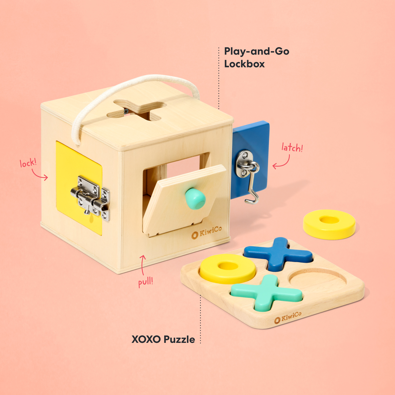 マルコ　キープ　スタイル　2箱セット KiwiCo Sort & Solve Wooden Toy Activity Play Center 12m+ - 6pc